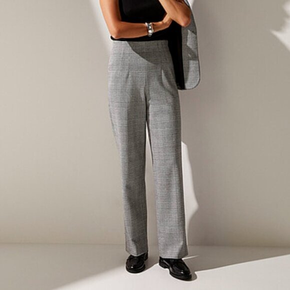 Rachel Zoe Houndstooth Pull On Trousers - Picture 1 of 6